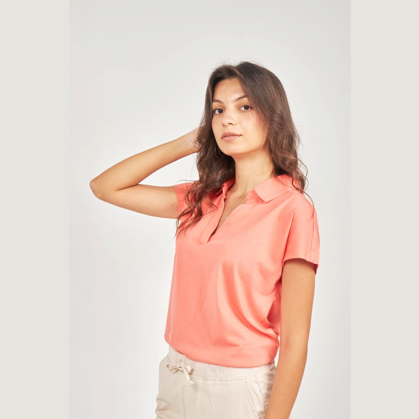 Women's Cotton Polo Shirt