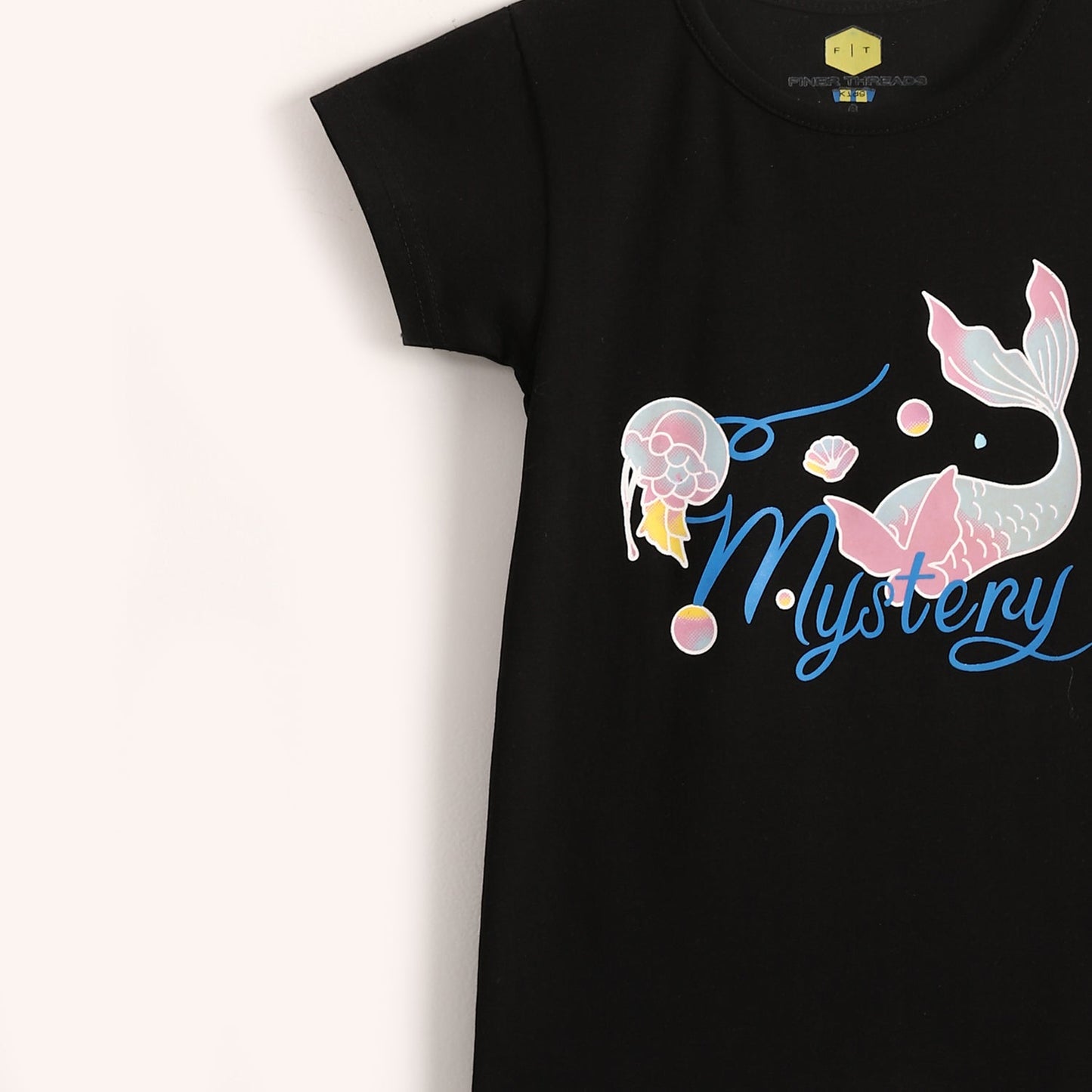 Girls Cotton Printed T-Shirt