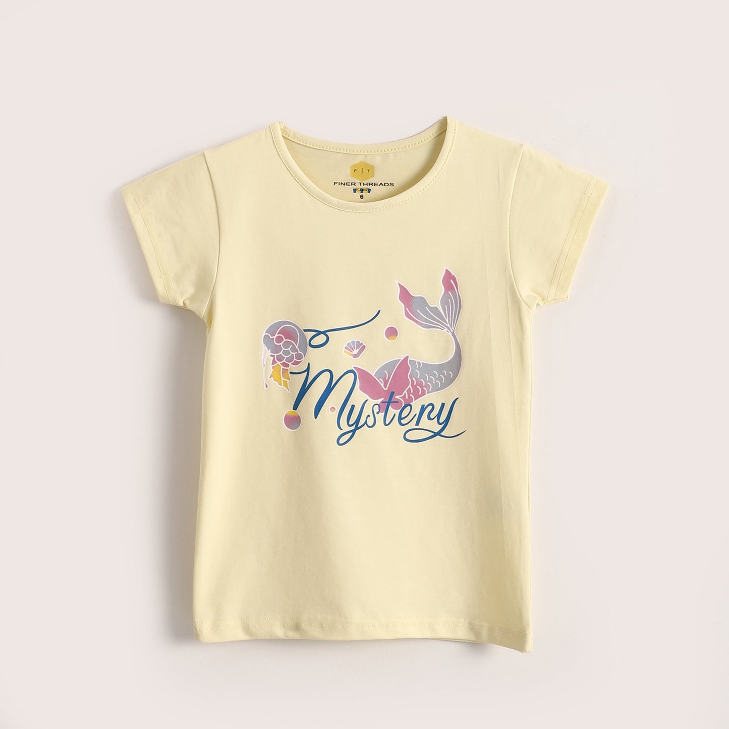 Girls Cotton Printed T-Shirt