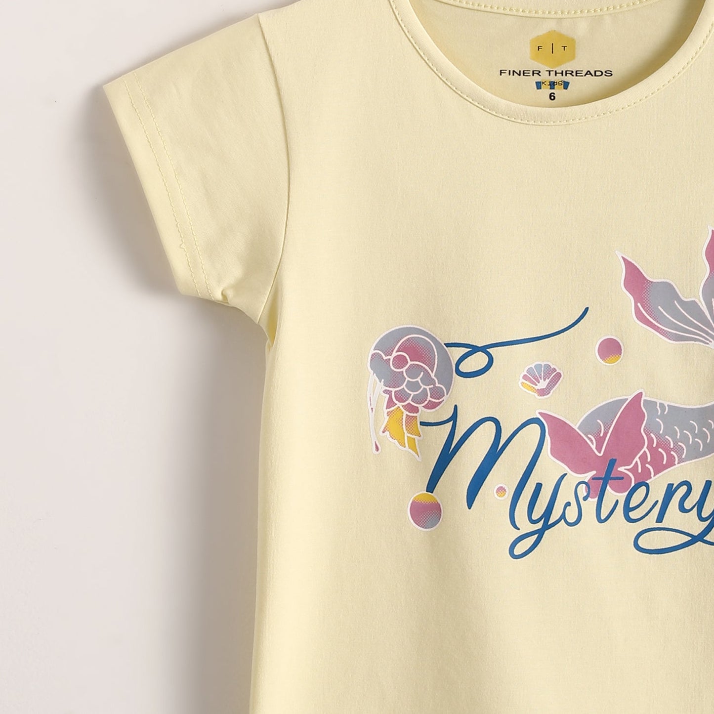 Girls Cotton Printed T-Shirt