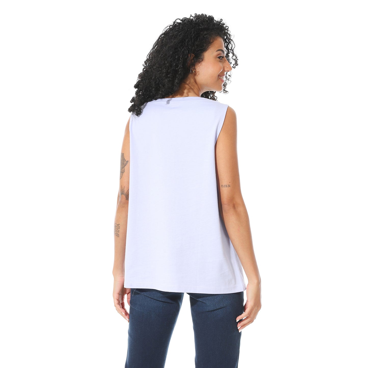 Women's Cotton Sleeveless T-Shirt