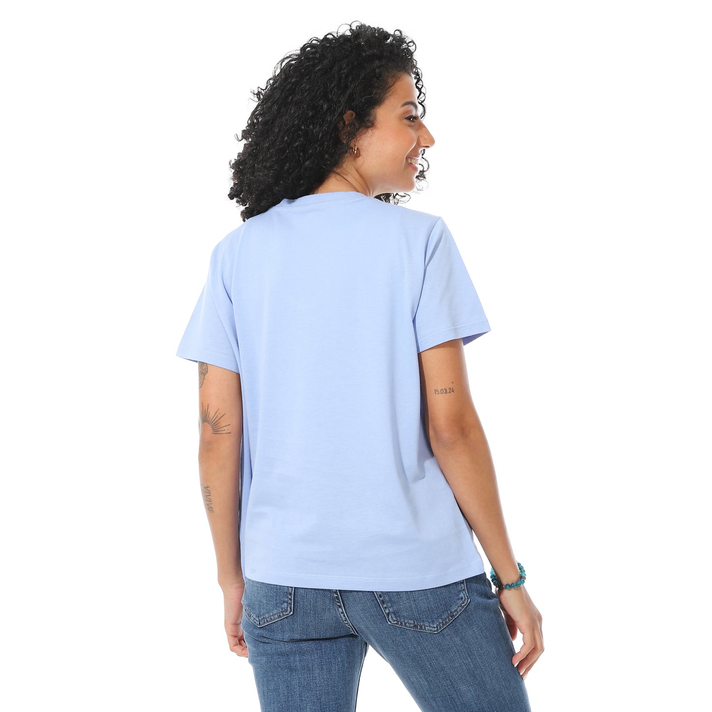 Women's Cotton Plain T-Shirt