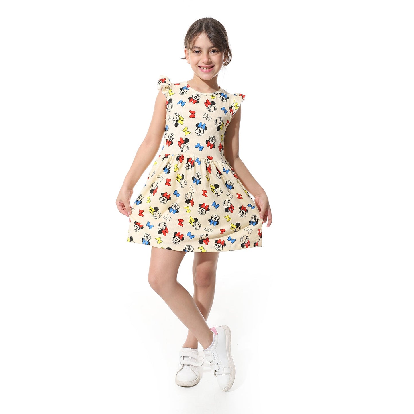 Girls Cotton Printed Dress
