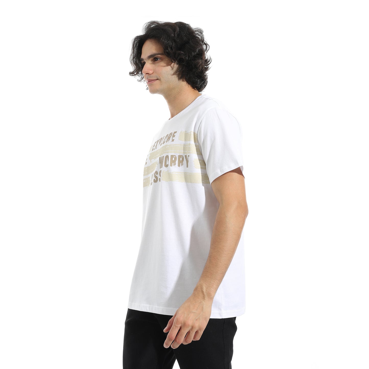 Men's Printed Cotton T-Shirt