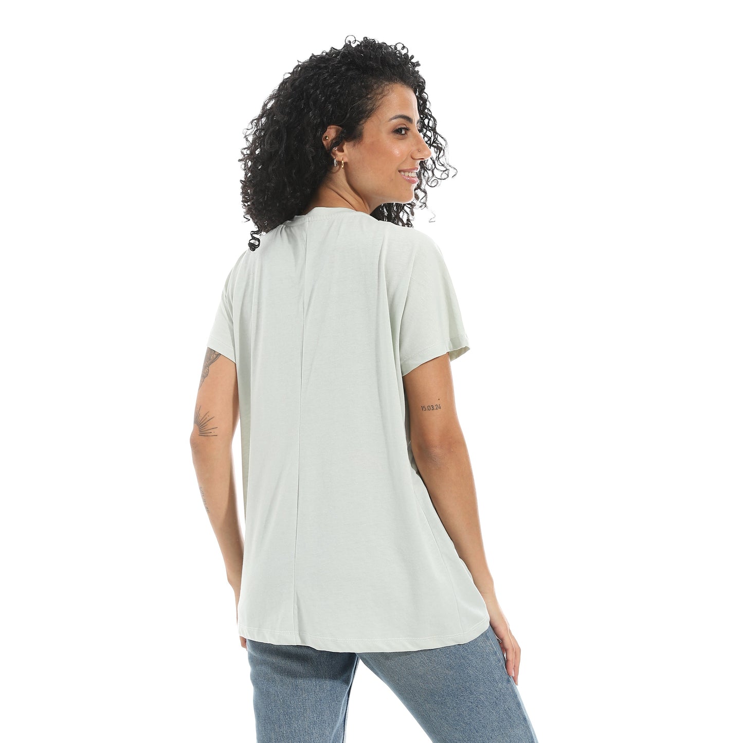 Women's Cotton Printed T-Shirt