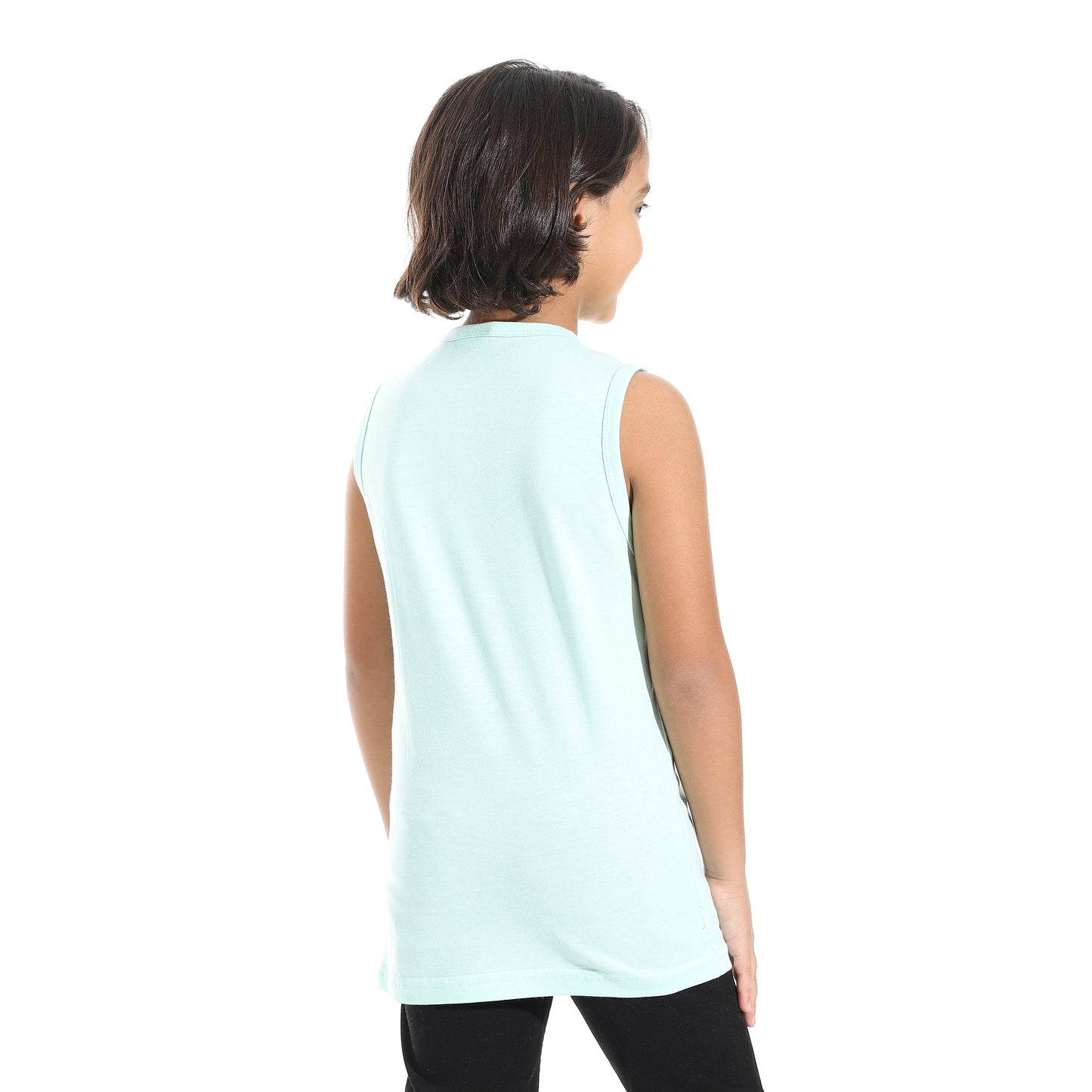 Boys Cotton Sleevless T-Shirt