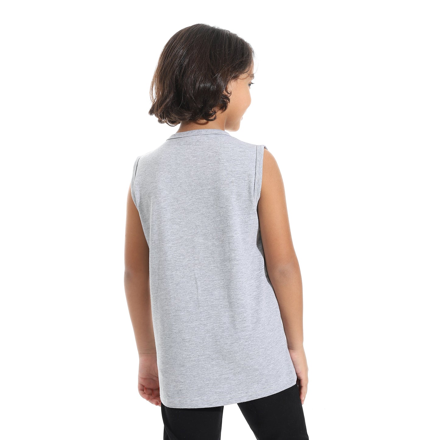 Boys Cotton Sleevless T-Shirt