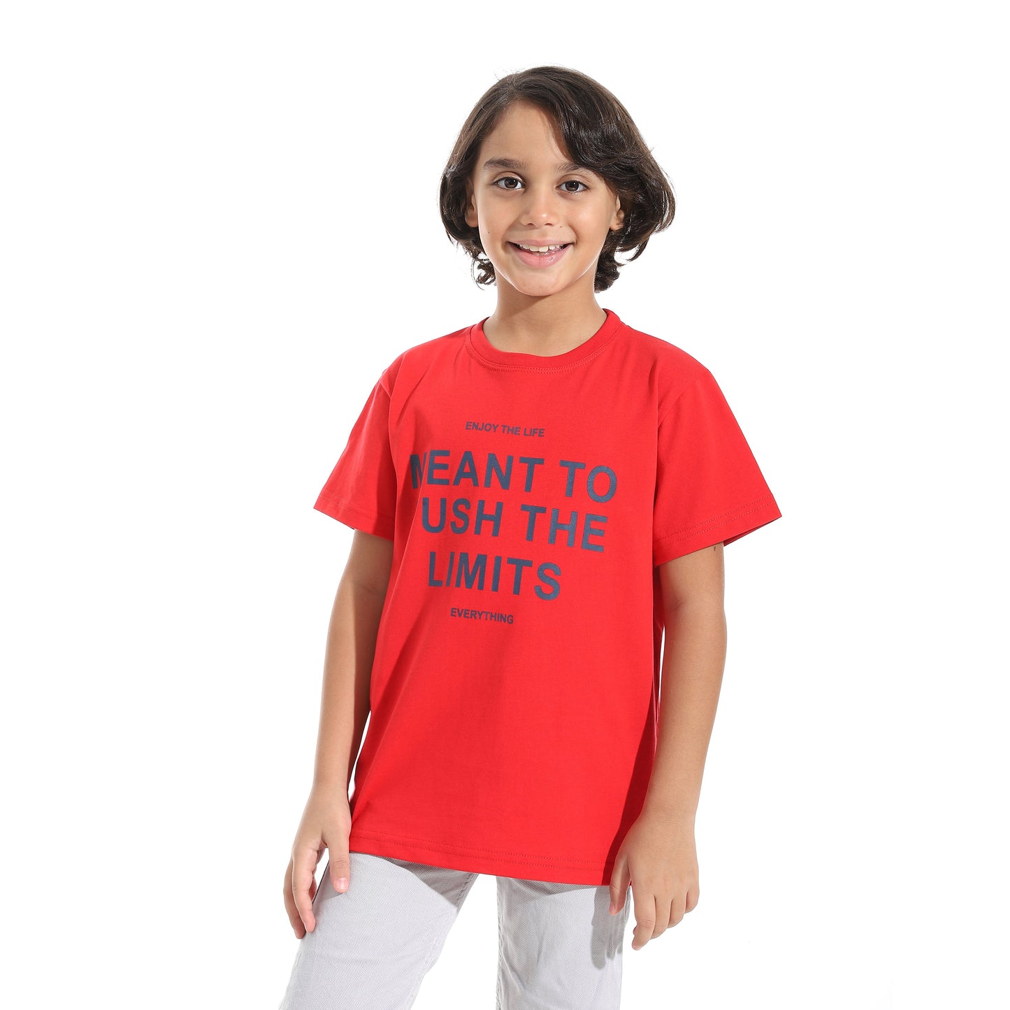 Boys Cotton Printed T-Shirt