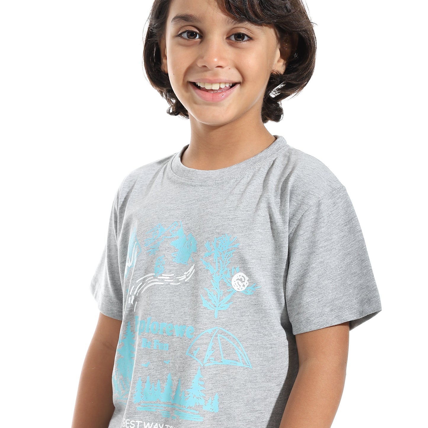 Boys Cotton Printed T-Shirt