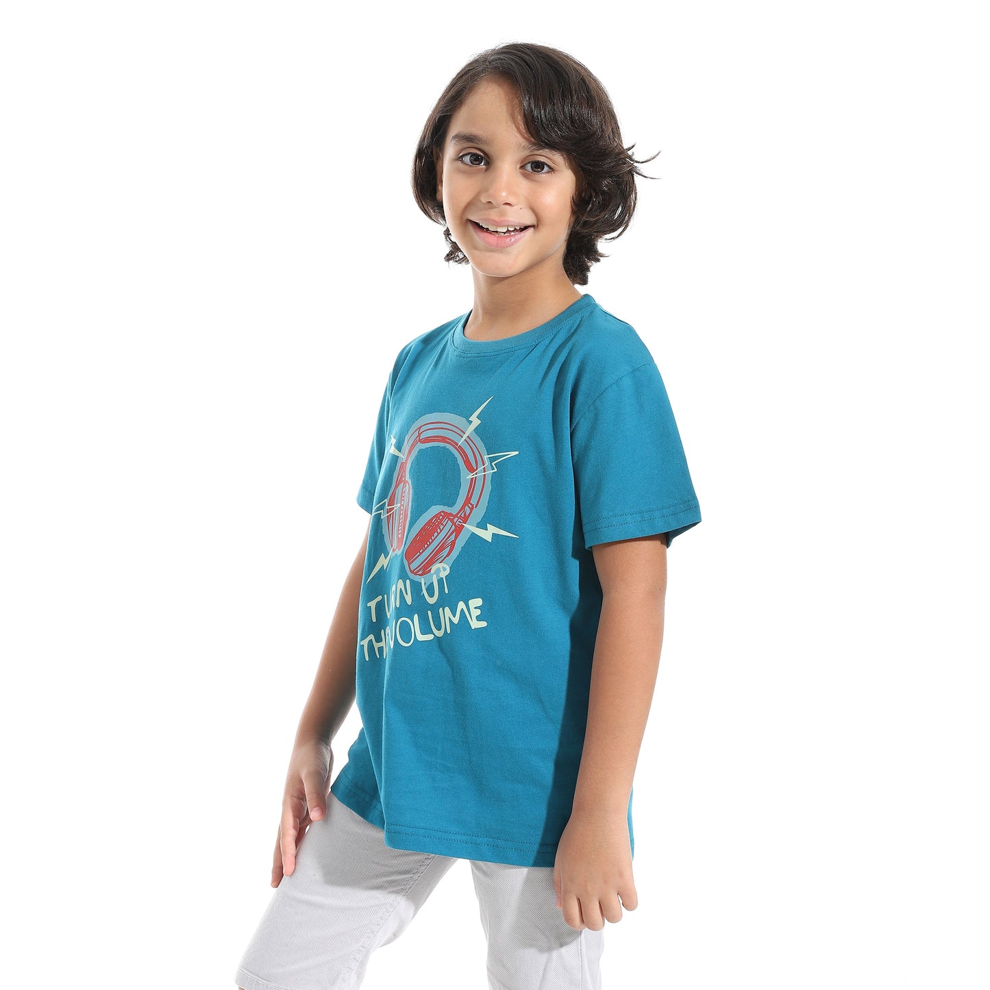 Boys Cotton Printed T-Shirt