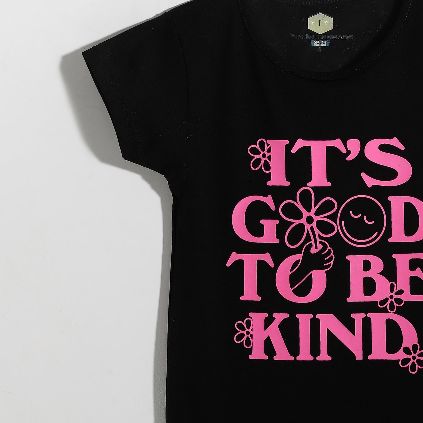 Girls Cotton Printed T-Shirt