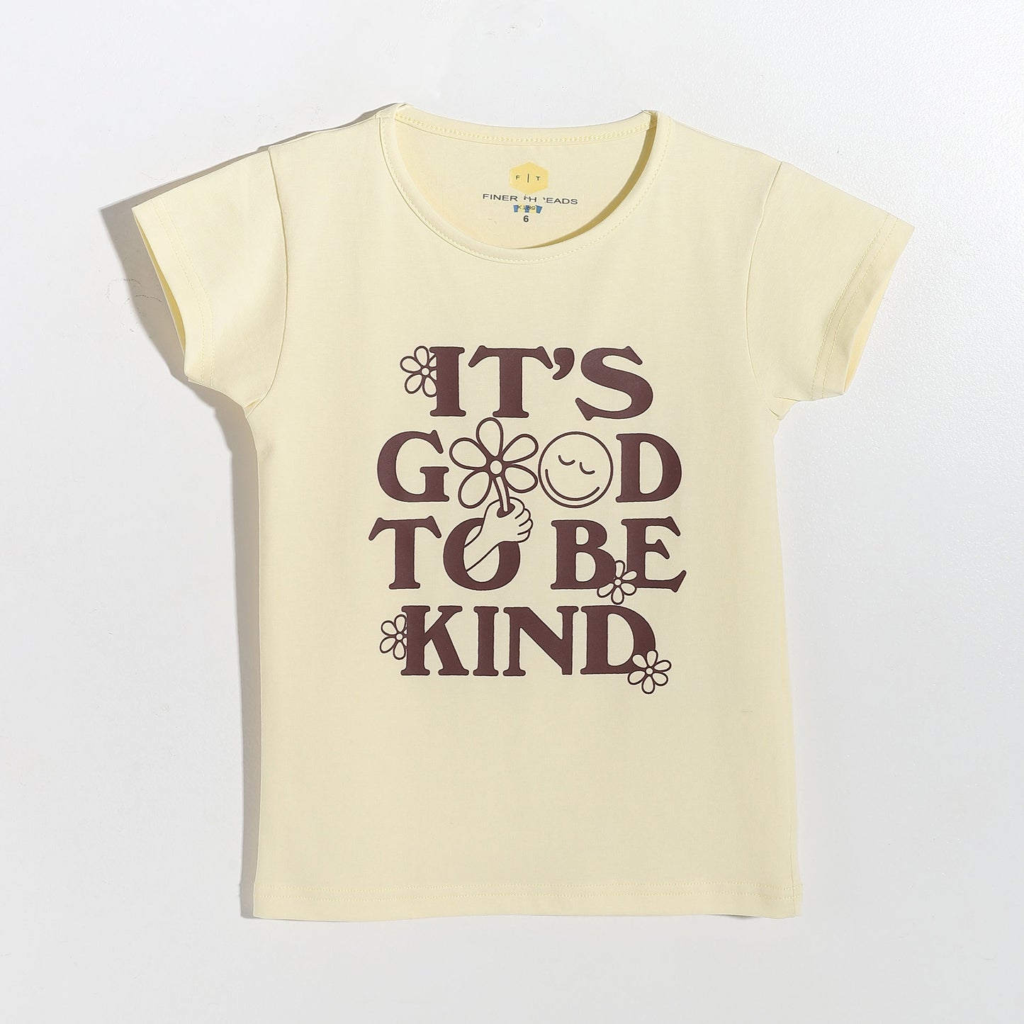 Girls Cotton Printed T-Shirt