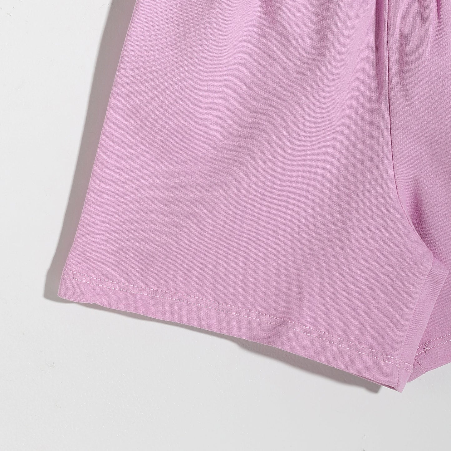 Girls melton plain shorts
