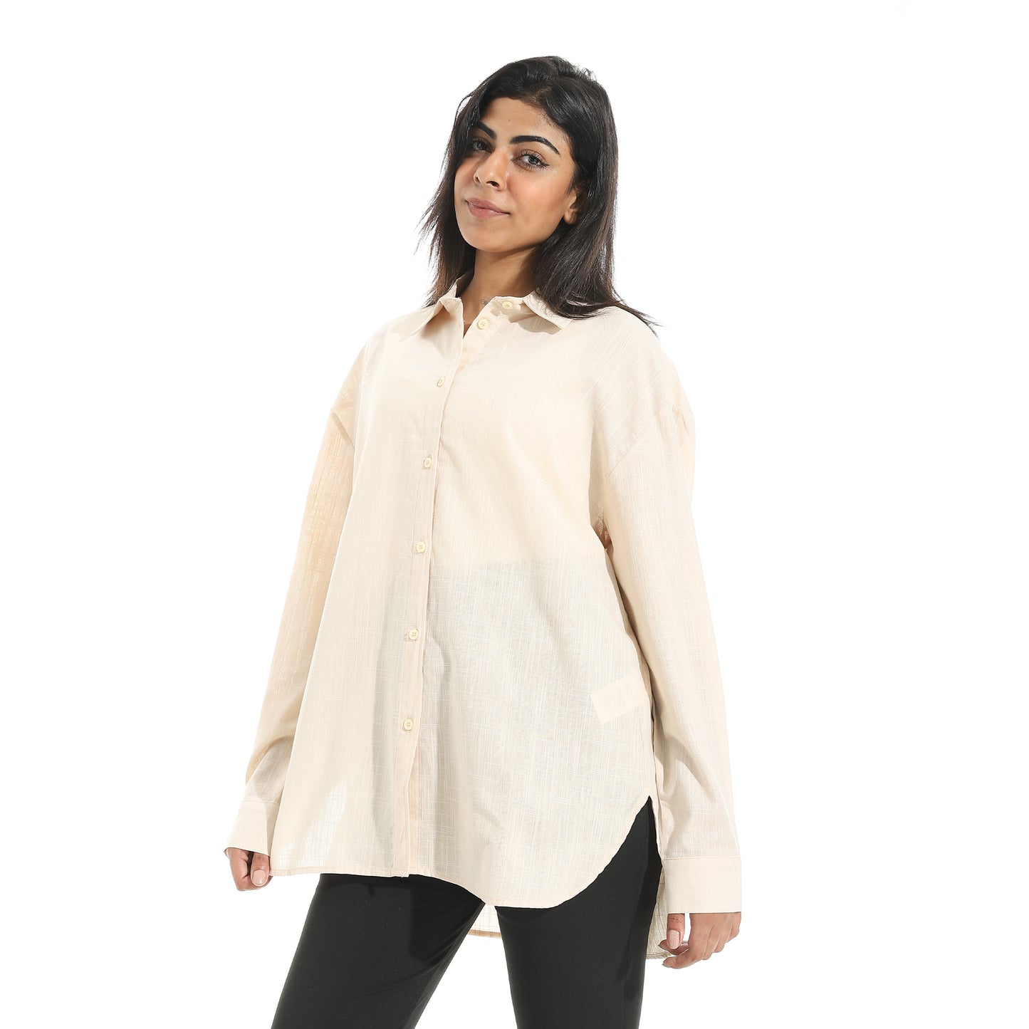 Women's Oversized Cotton Shirt