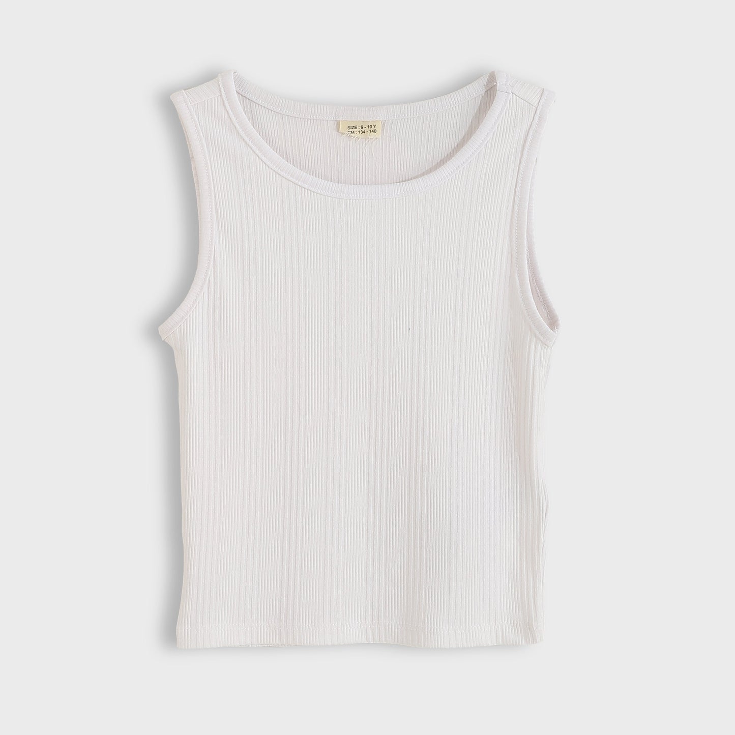 Girls Cotton Plain Tank