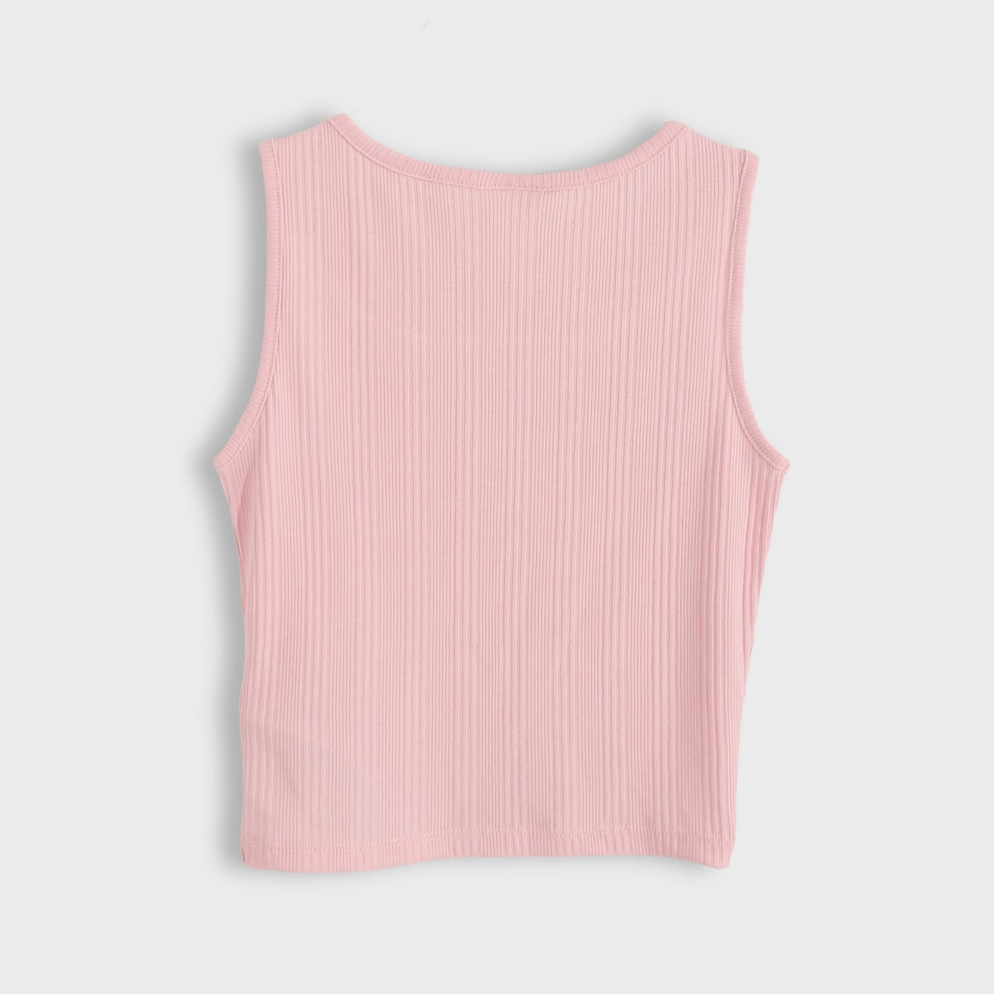 Girls Cotton Plain Tank