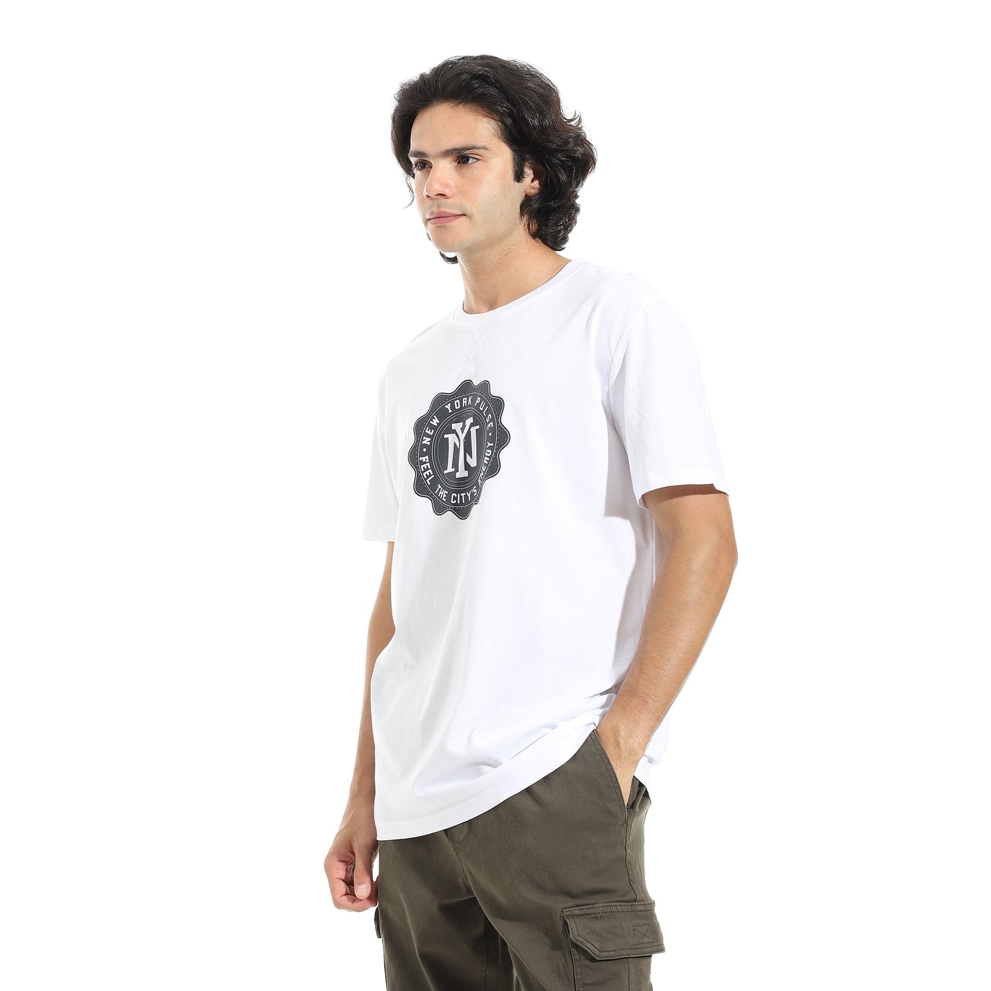 Men's Printed Cotton T-Shirt