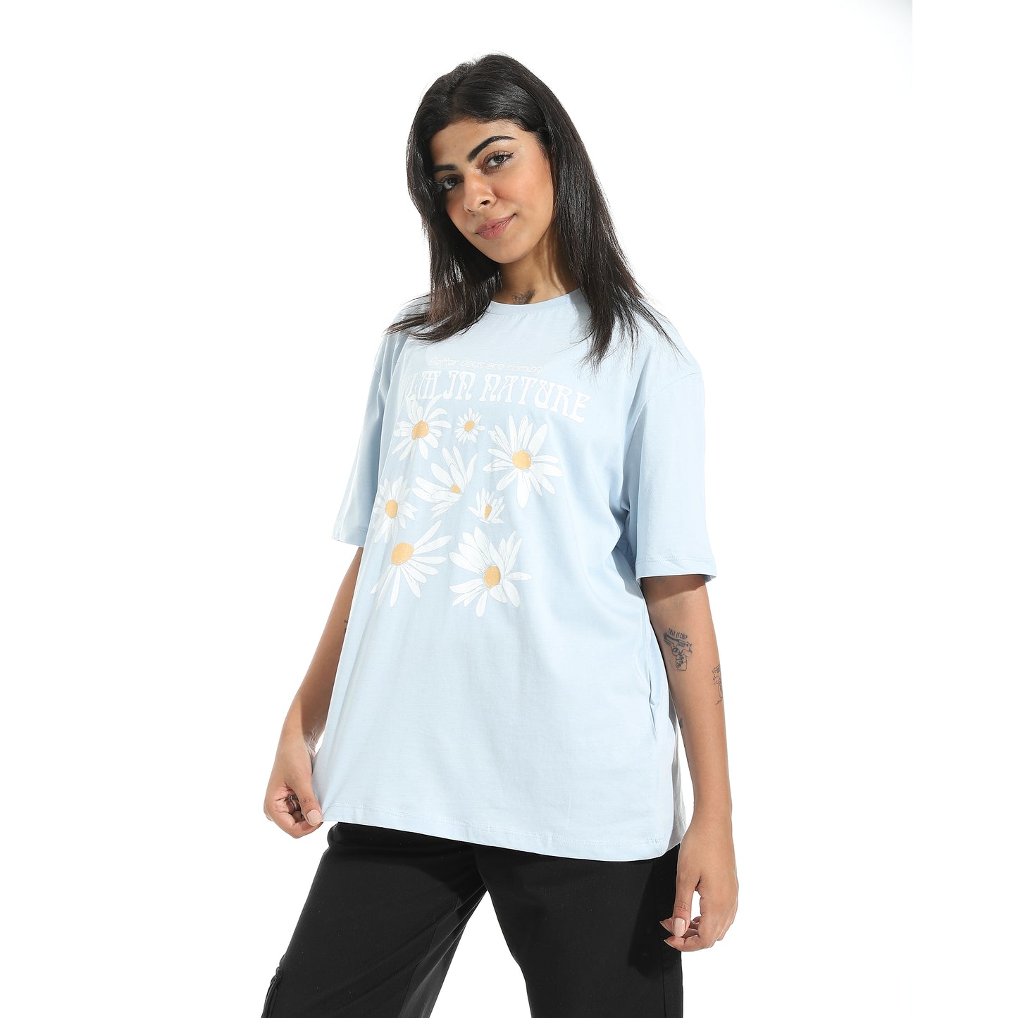 Women's Cotton Printed T-Shirt