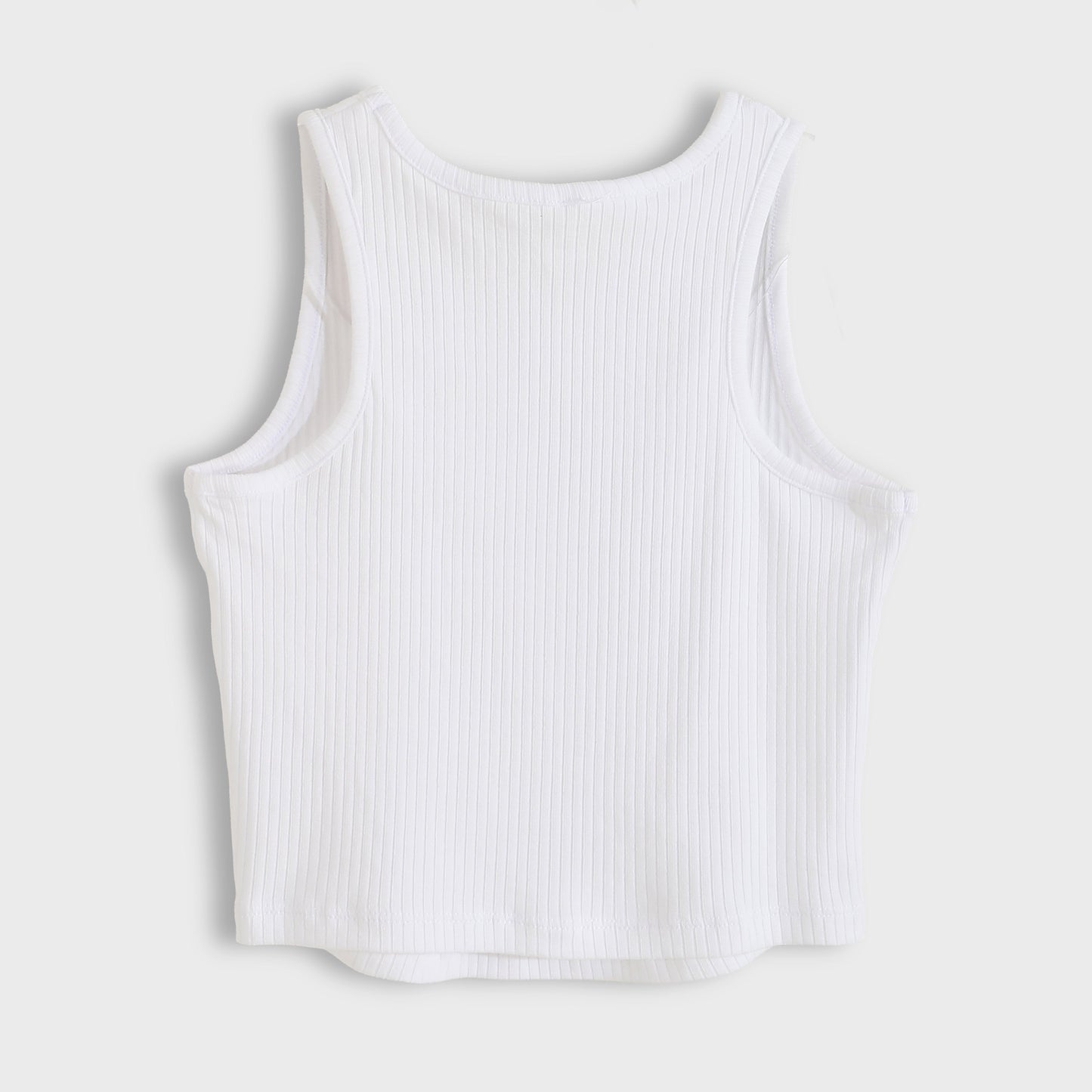Girls Cotton Plain Tank