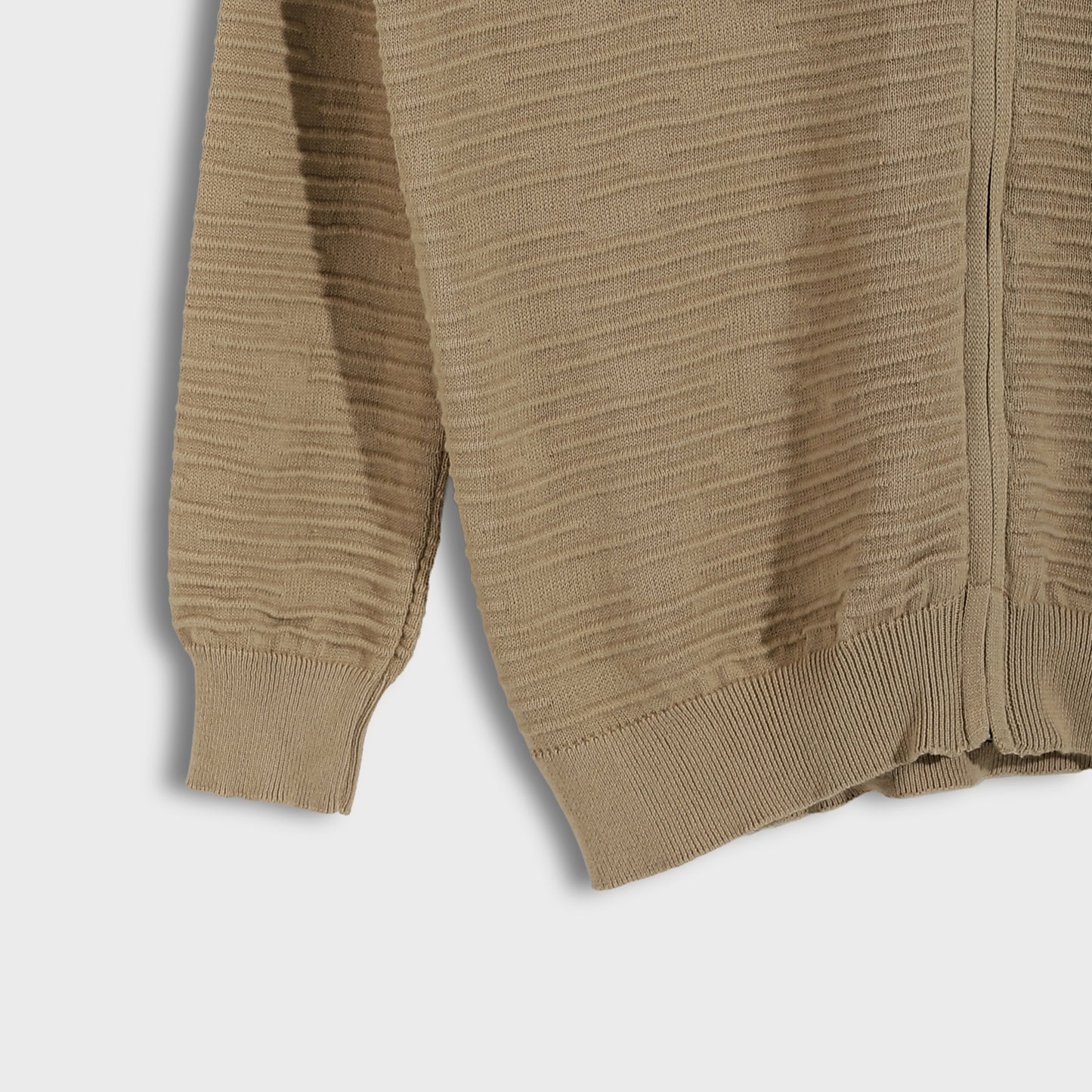 Men’s Zip-Up Knit Sweater