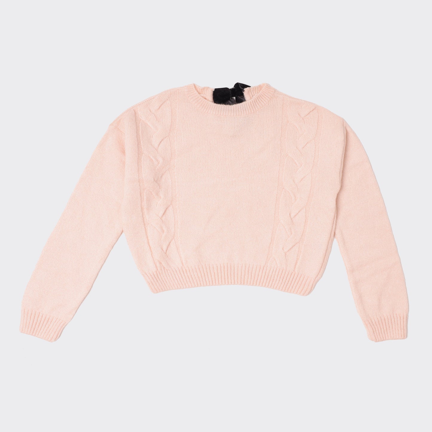 Girls Crew Neck Knit Sweater