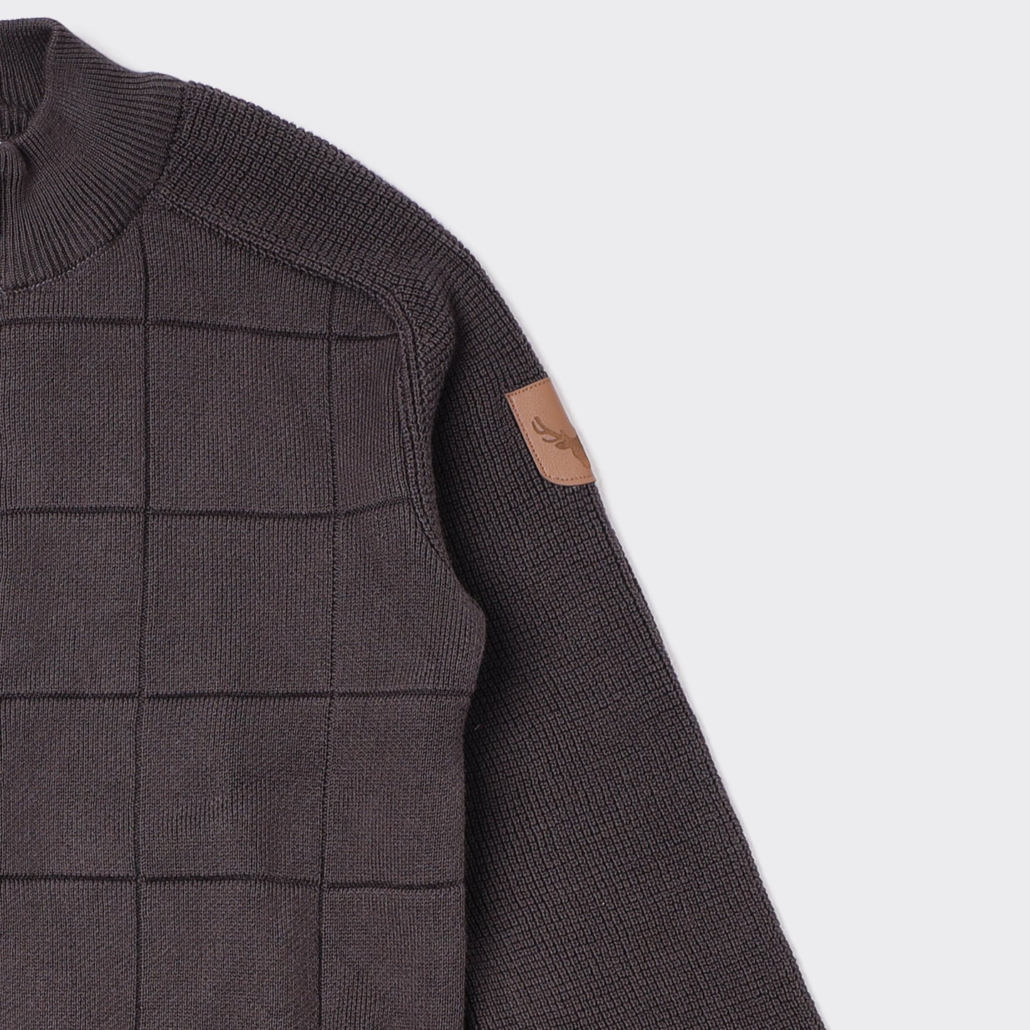 Boys Zip- up Knit Jacket