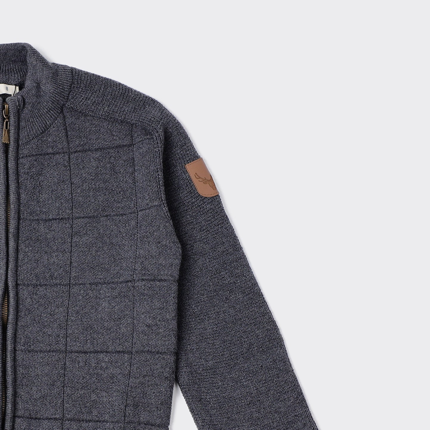 Boys Zip- up Knit Jacket