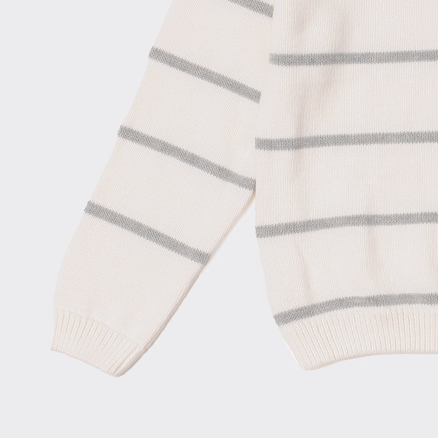 Boys Crew Neck Striped Sweater