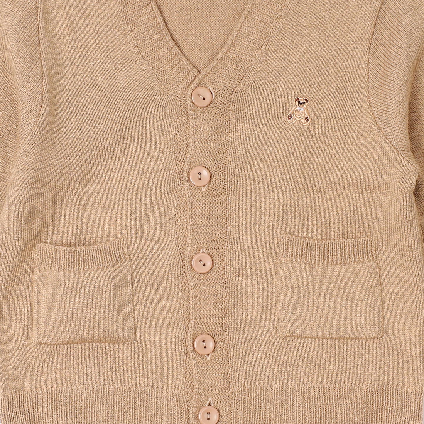Boys Button-Up Knit Cardigan