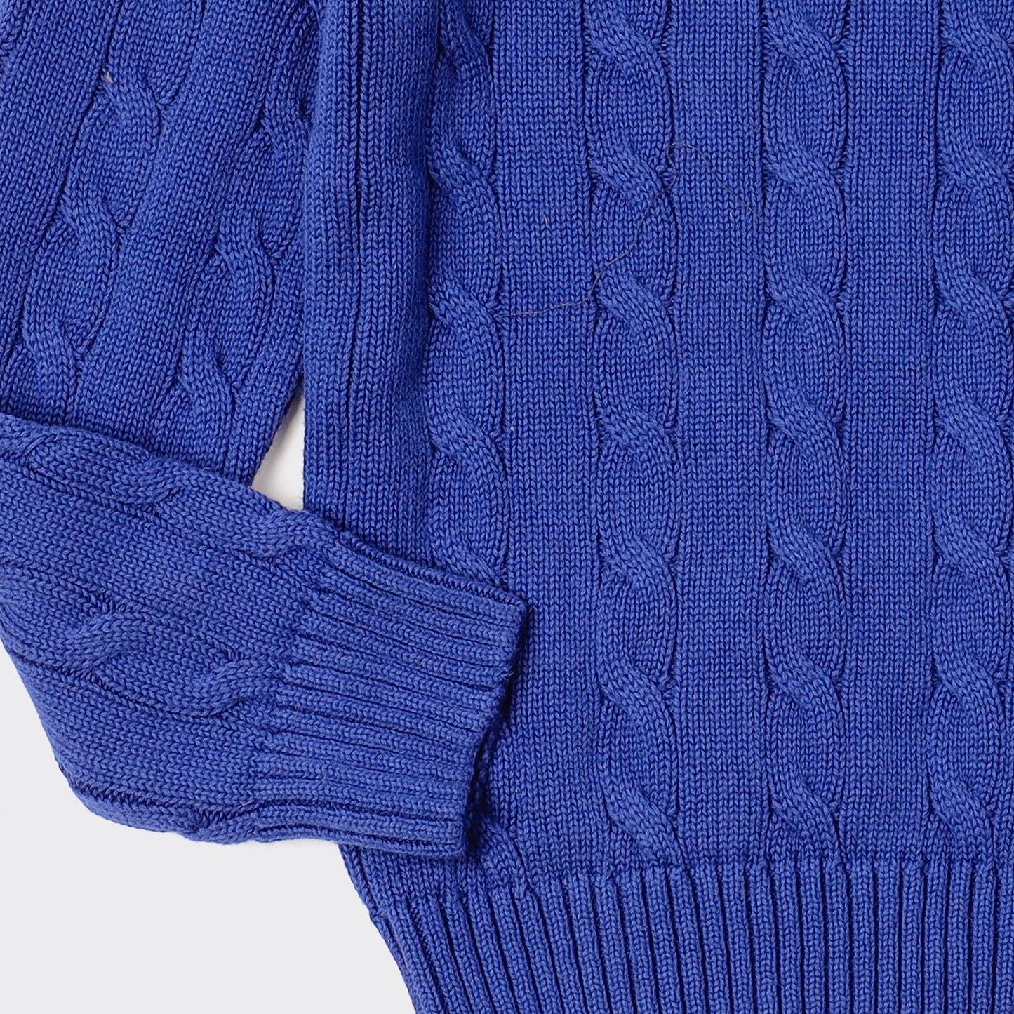Boys Crew Neck Cable Knit Sweater