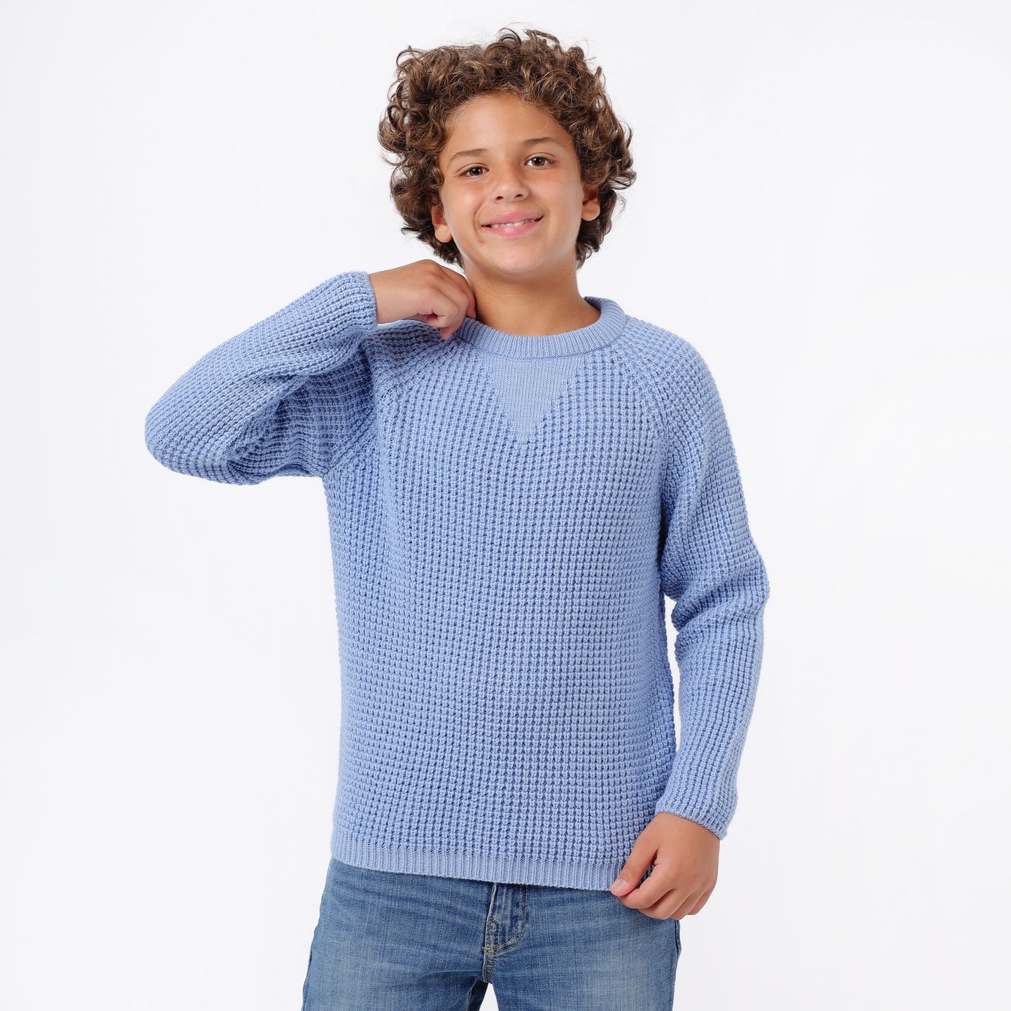 Boys Crew Neck Knit Sweater