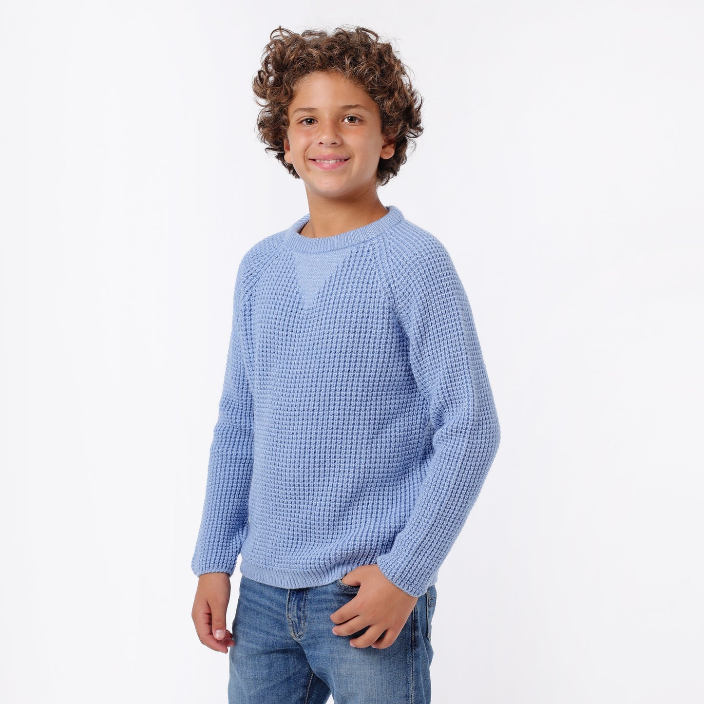 Boys Crew Neck Knit Sweater