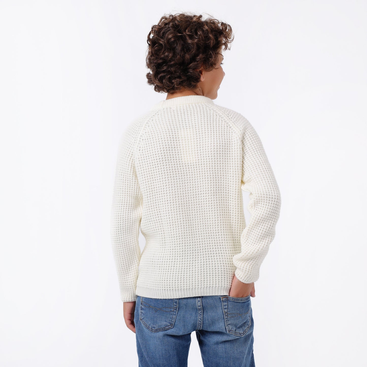 Boys Crew Neck Knit Sweater