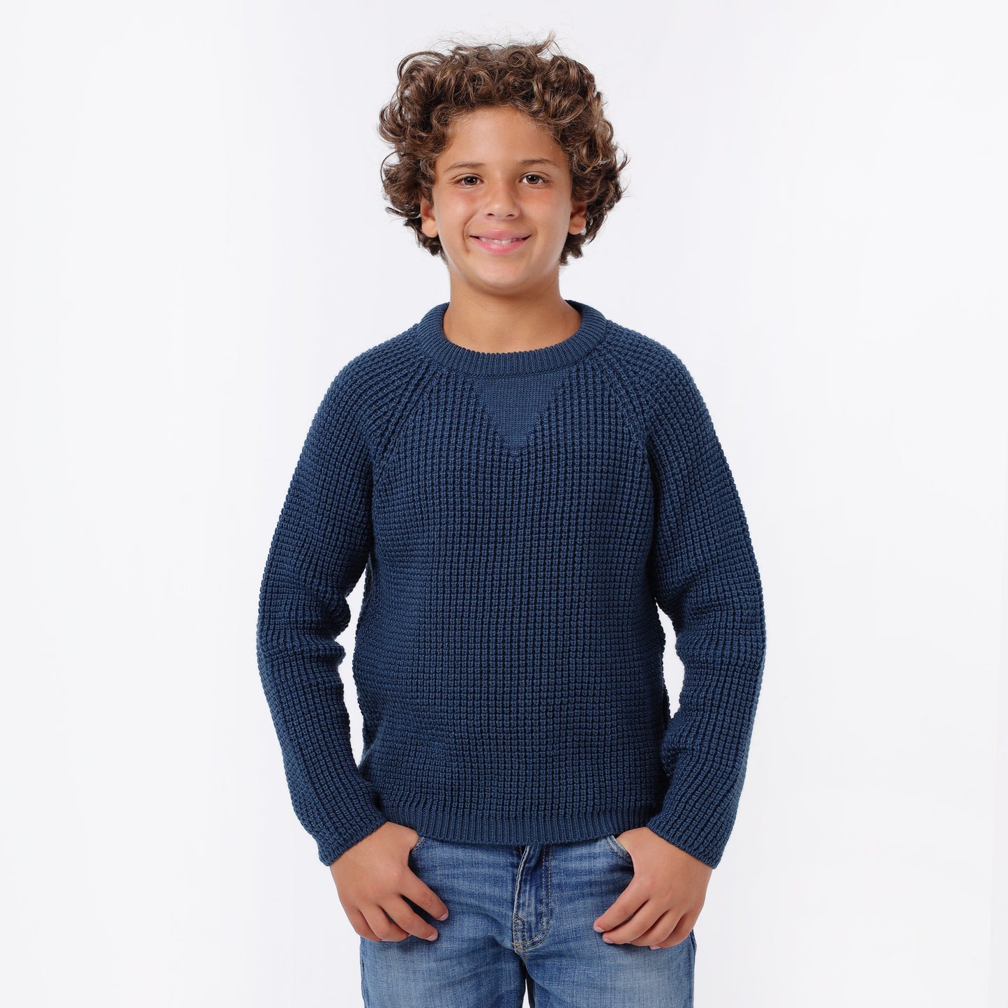 Boys Crew Neck Knit Sweater