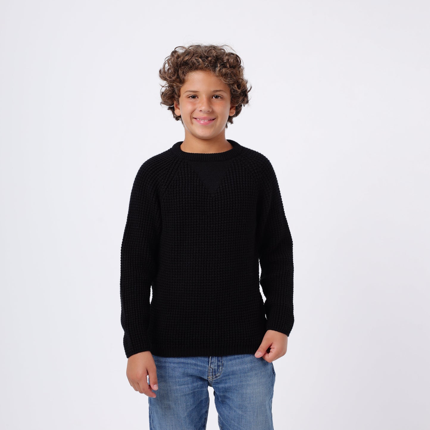Boys Crew Neck Knit Sweater