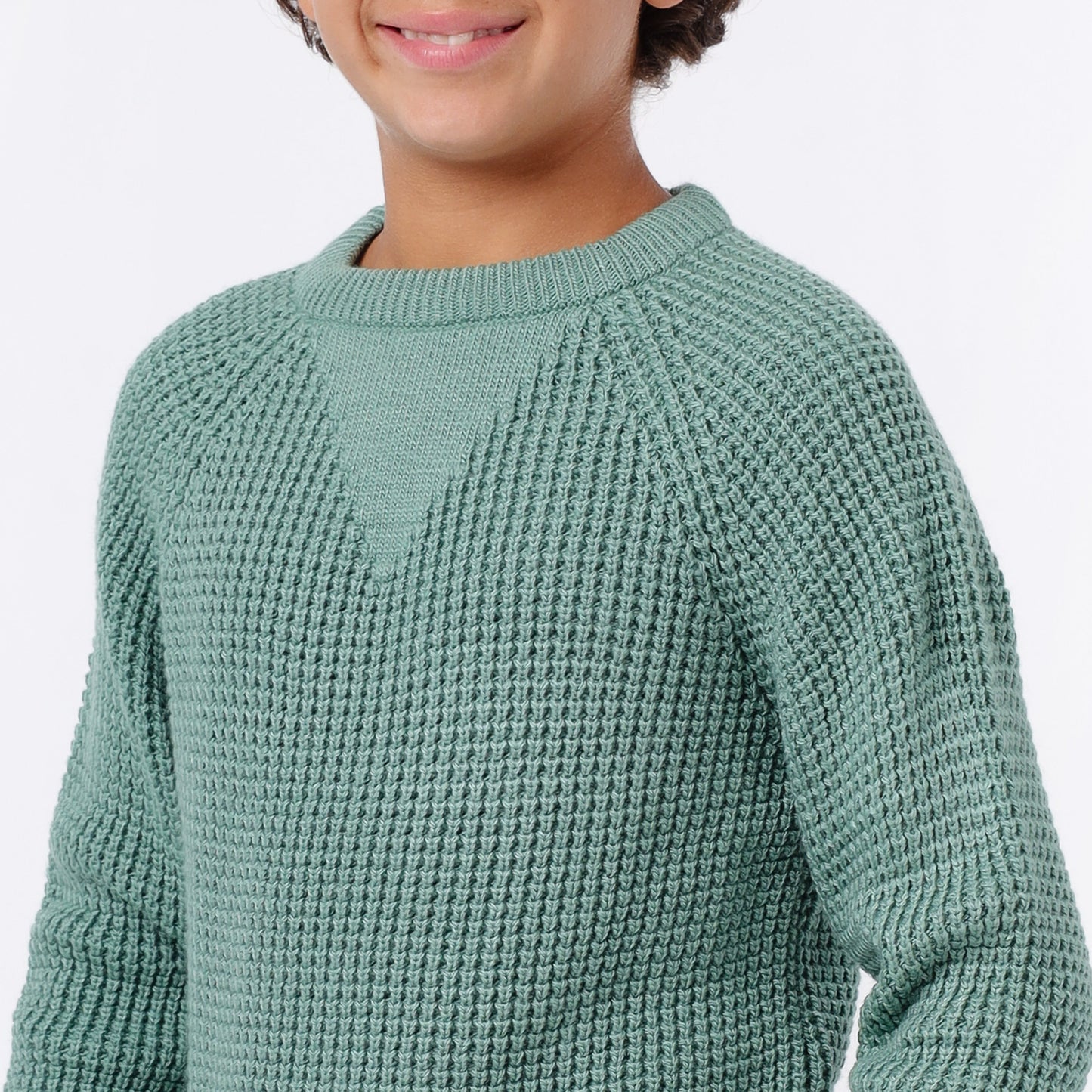 Boys Crew Neck Knit Sweater