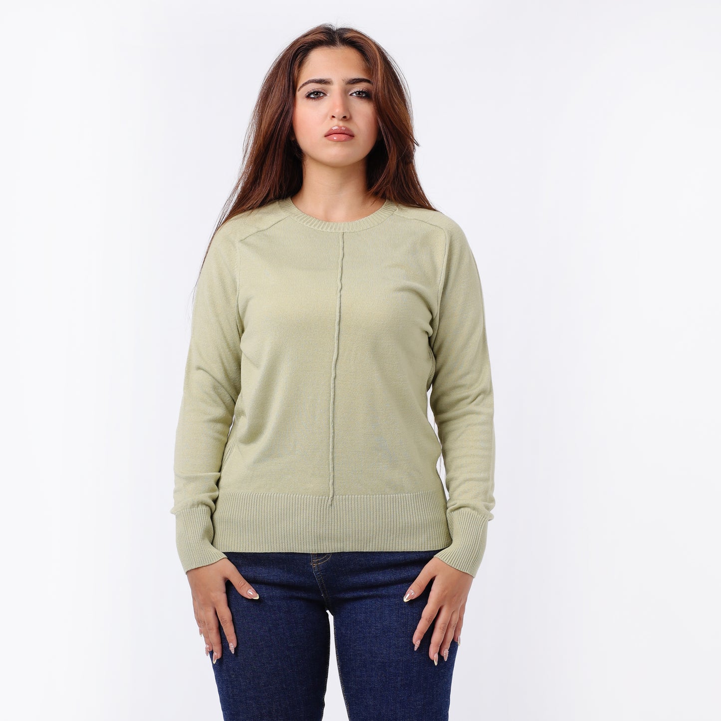Women’s Long Sleeves Knitted Sweater