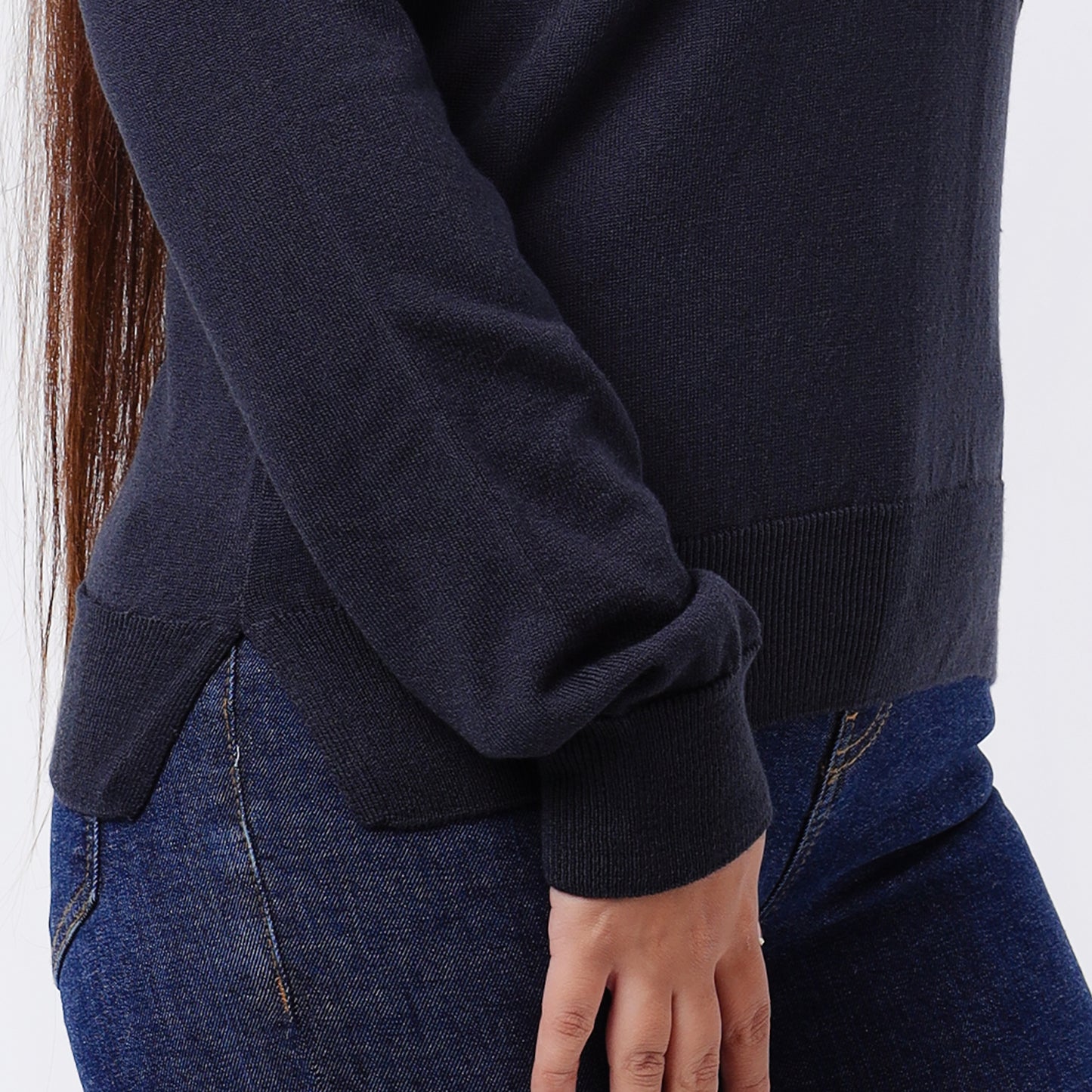 Women’s V-Neck Knitted Sweater