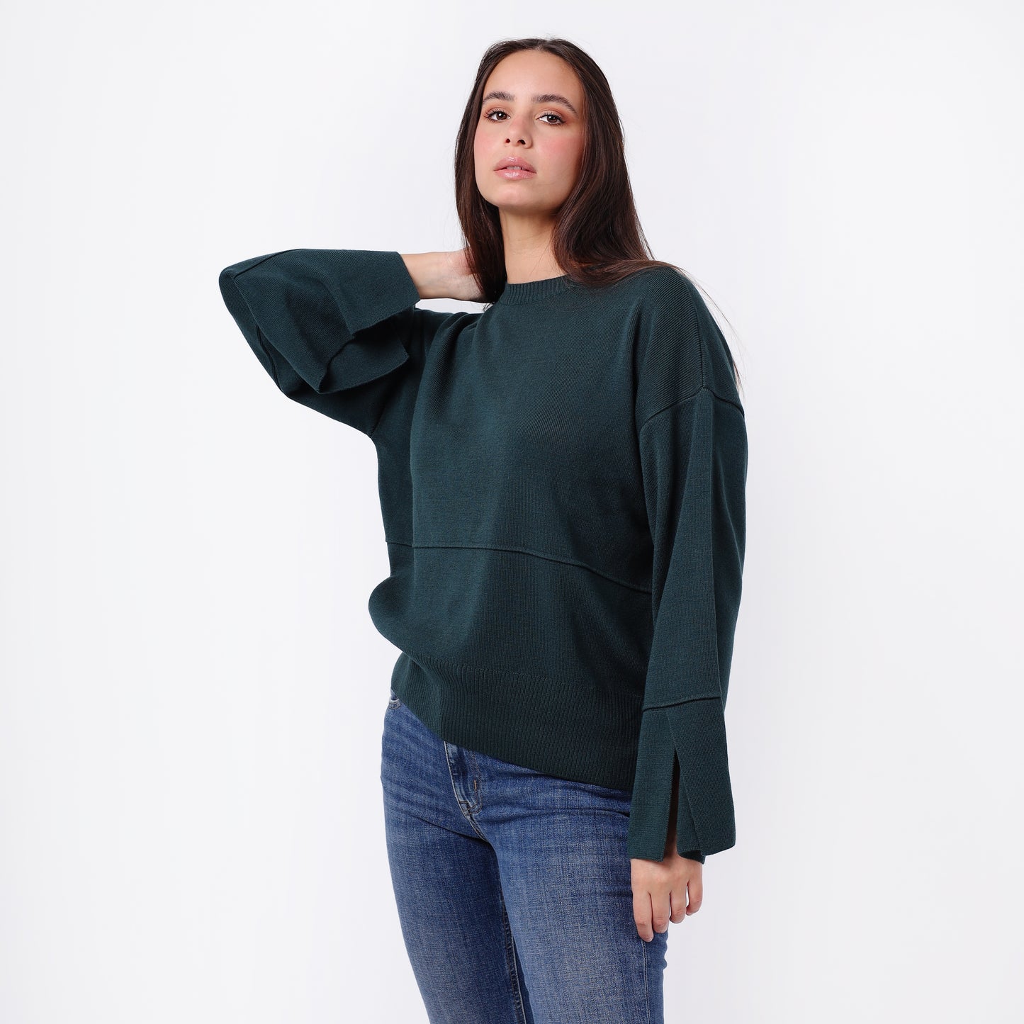 Women's Crew Neck Knit Sweater