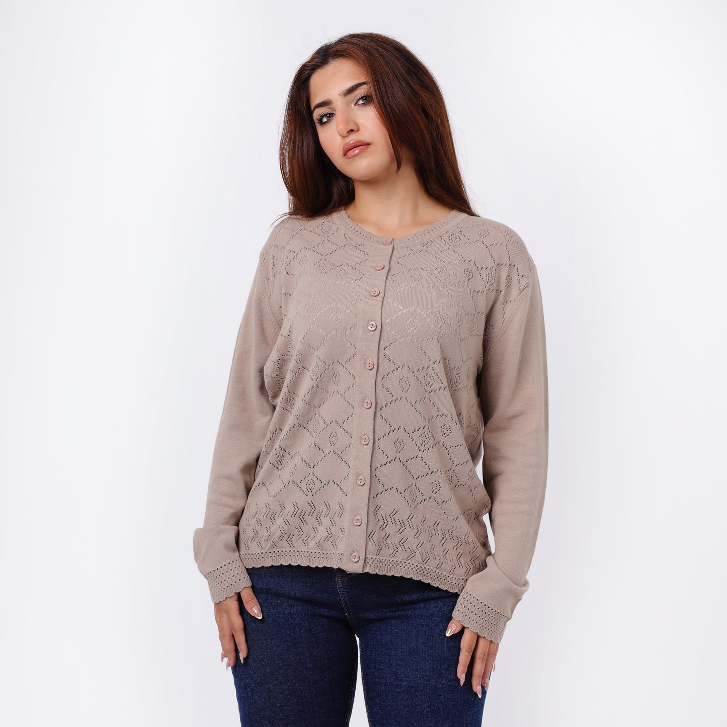 Women's Button-Up Knit Cardigan
