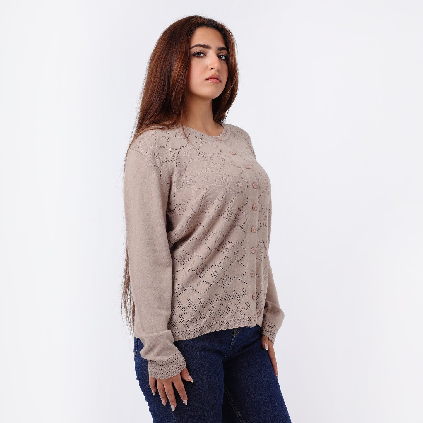 Women's Button-Up Knit Cardigan
