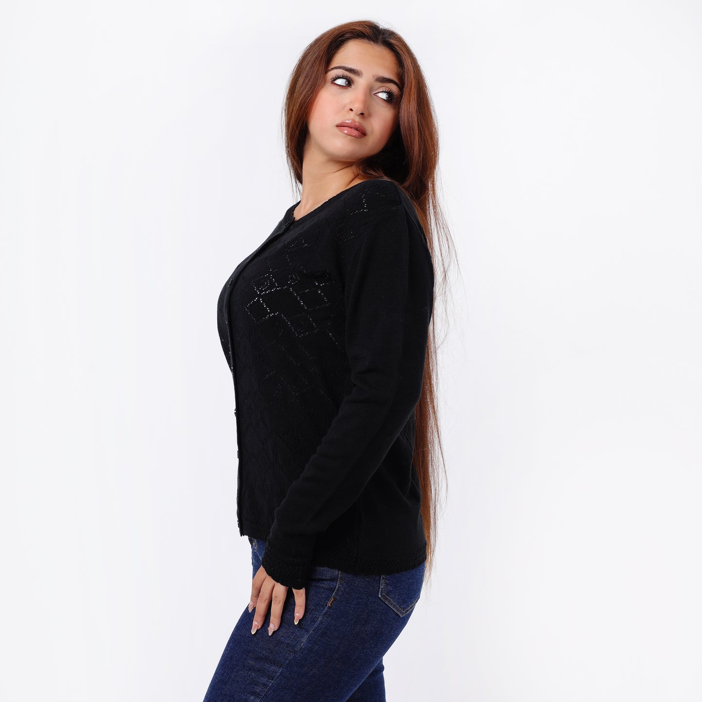 Women's Button-Up Knit Cardigan