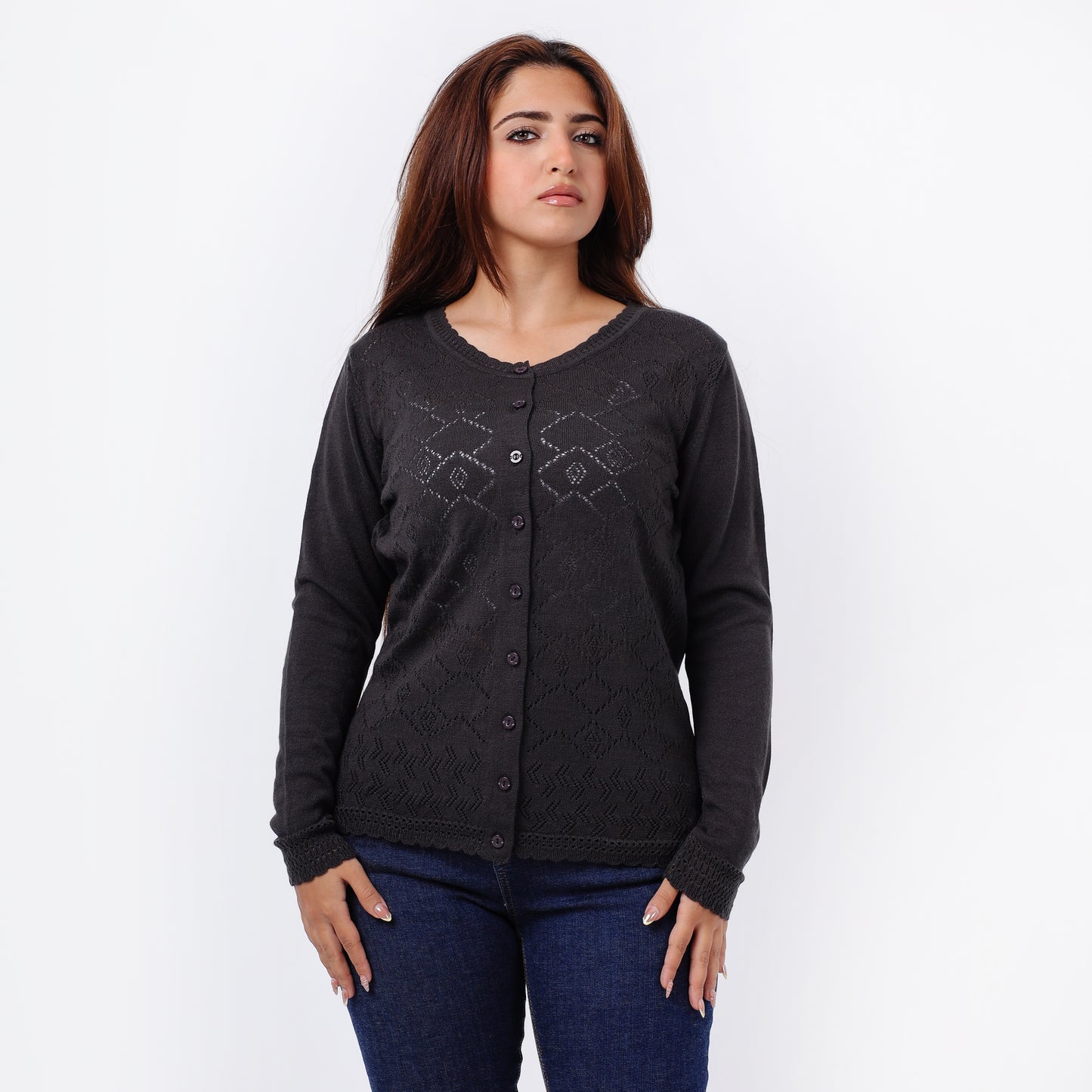 Women's Button-Up Knit Cardigan