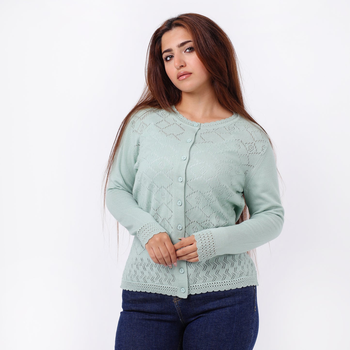 Women's Button-Up Knit Cardigan