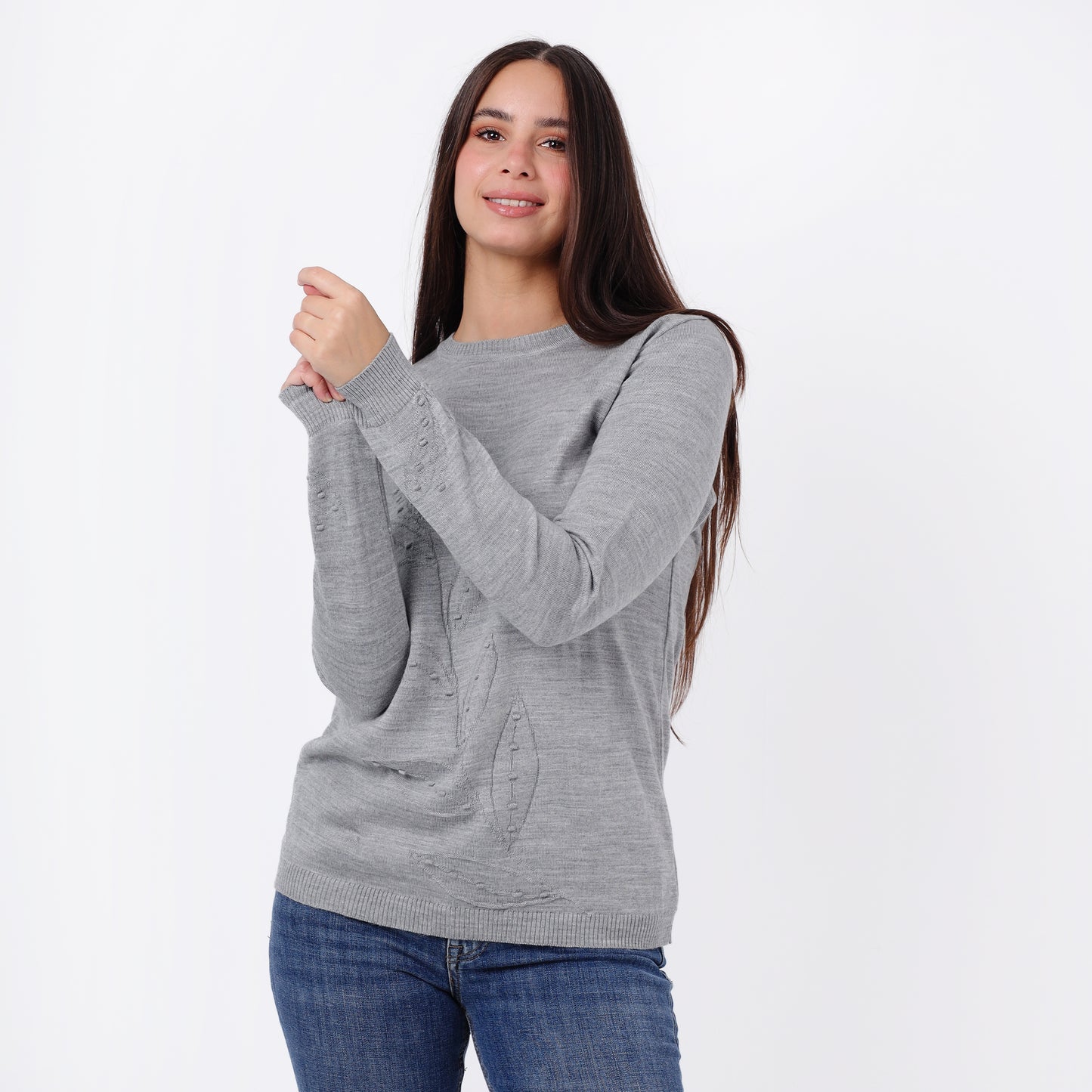 Women's Crew Neck Knit Sweater