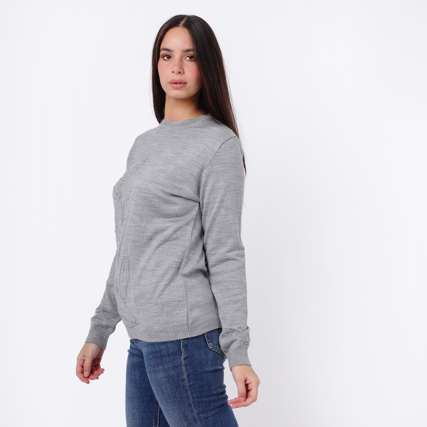 Women's Crew Neck Knit Sweater