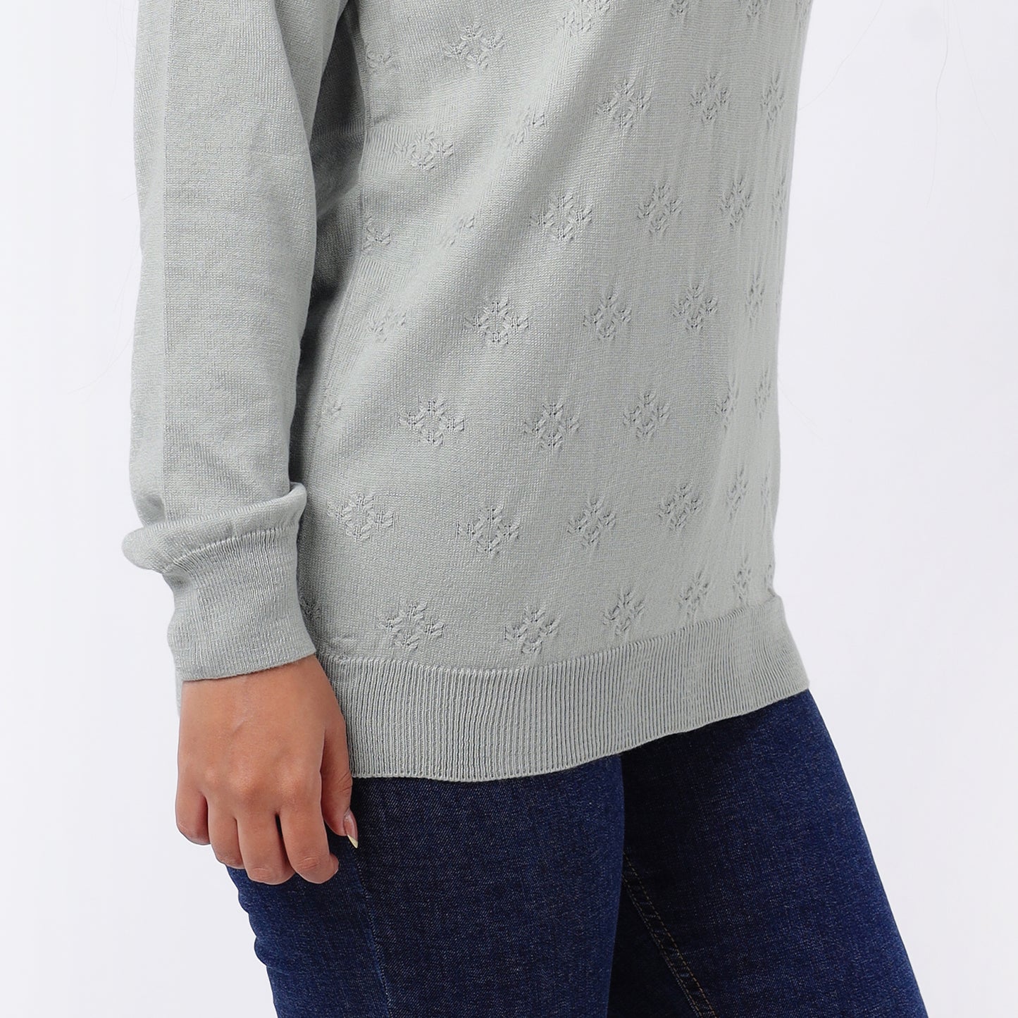 Women’s Crew Neck Knitted Sweater