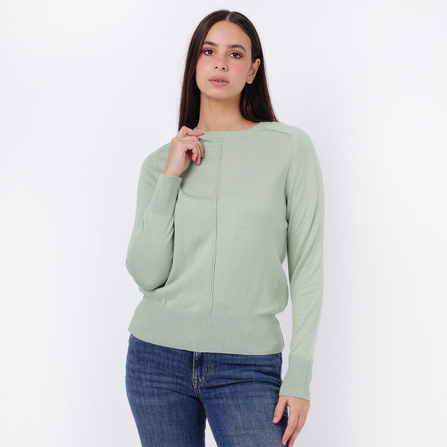 Women’s Long Sleeves Knitted Sweater