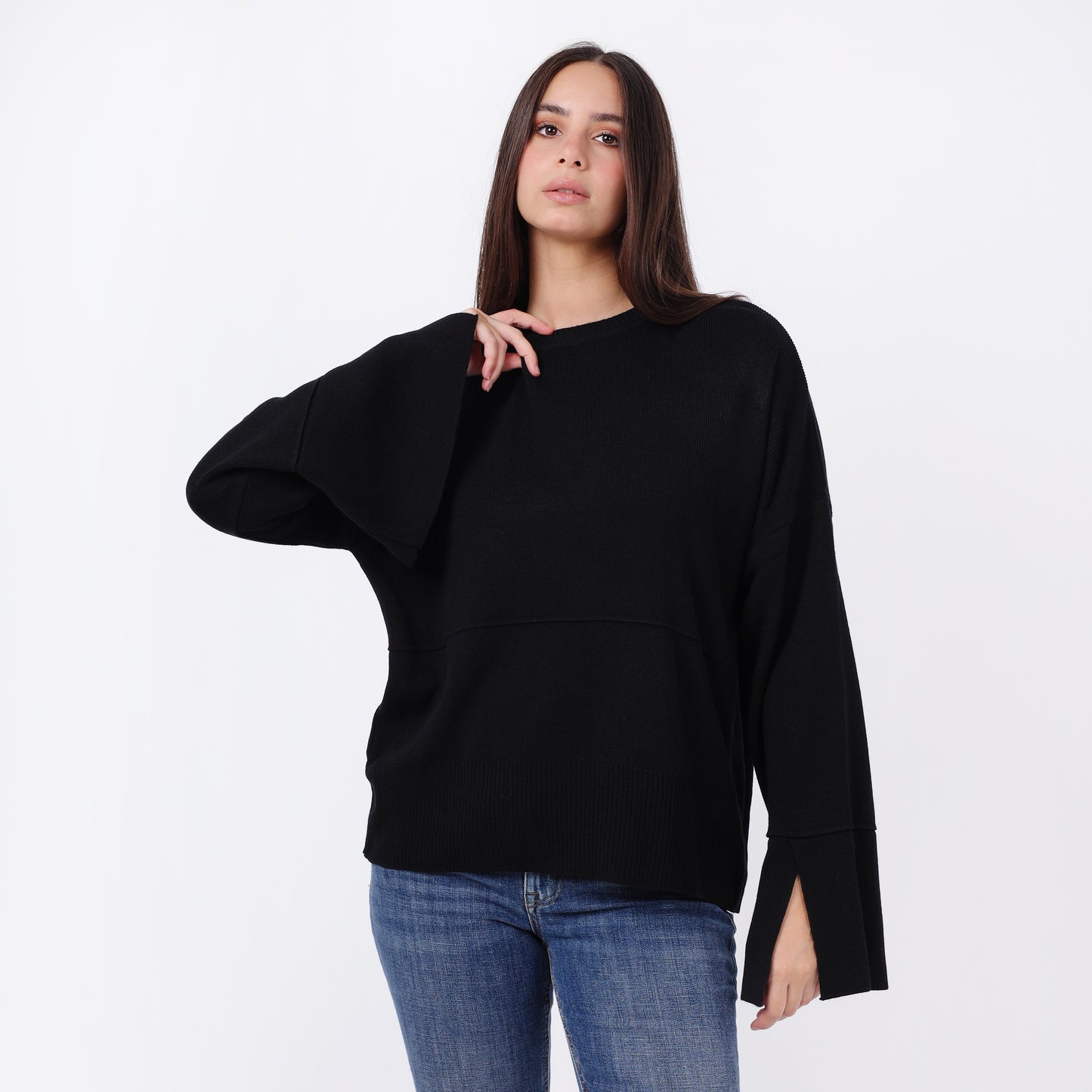 Women's Crew Neck Knit Sweater