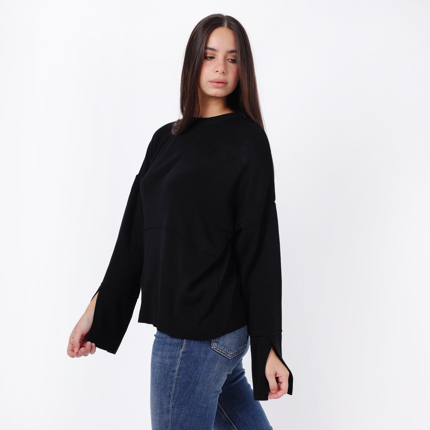 Women's Crew Neck Knit Sweater